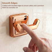 Plantex 304 Grade Stainless Steel Robe Hook/Hanger/Hook for Hanging Towel in Bathroom/Living Room - Decan (Rose Gold)