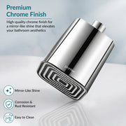 Plantex ABS Square Head Shower/4 Inch Overhead Rain Shower for Home/Hotel/Adjustable Shower Head for Bathroom - Pack of 1 (Chrome, 9011)