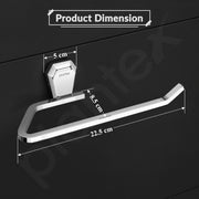 Plantex Towel Holder for Bathroom/304 Grade Stainless Steel Napkin Ring/Towel Hanger/Towel Ring/Bathroom Accessories - Pack of 1 (PM-2404, Chrome)