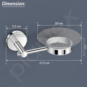 Plantex 304 Grade Stainless Steel Soap Holder Stand for Bathroom and Wash Basin/Bathroom Accessories - Oreo (Chrome)