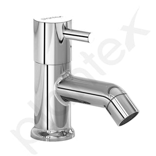 Plantex Pure Brass Pillar Cock Water Tap with Teflon Tape/Basin Tap with Water Saving Nozzle for Kitchen Tap-7 Year Warranty (ICO-903 Chrome)