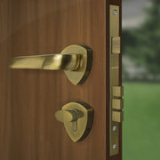Plantex Door Lock-Fully Brass Main Door Lock with 4 Keys/Mortise Door Lock for Home/Office/Hotel (Sumer-3058, Brass Antique)