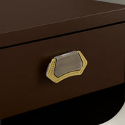 Plantex Drawer Kadi/3 Inch Chest Handle for Drawer/Rectangular Cabinet Kadi/Pull-Push Kadi for Home/Office Drawer - Pack of 1 (DTK-296, Brass Antique & Gold)