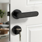 Plantex Door Lock Set with Keys/Mortise Door Lock for Home/Office/Hotel - Pack of 1 (OHMH-21, Z-Black & PVD Black)