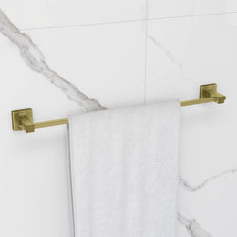 Plantex 24 Inch Single Towel Rod for Bathroom/Stainless Steel Towel Hanger/Towel Bar Holder/Towel Stand/Bathroom Accessories - Pack of 1, Aqua (Brass Antique)