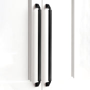 Plantex Aluminium Cabinet Handle/450mm Wardrobe Handle for Home/Cupboard Door Pull-Push Handles for Office - Pack of 2 (Black)
