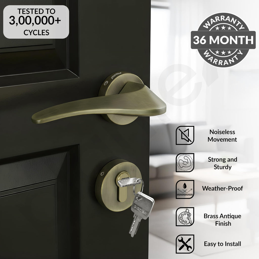 Plantex Door Lock for Home/Main Door Lock Set/Mortise Lock Set with ...