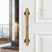 Plantex Door Handle/Stainless Steel Main Door Handle/8 Inch Pull-Push Handle/3 Years Warranty Pack of 2 (S-142, Brass Antique)