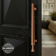 Plantex Main Door Handle/Stainless Steel & Aluminium Door Handle/300mm Pull-Push Handle for Home/Office/Hotel - Pack of 1 (DTMD-413, Rose Gold)