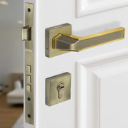 Plantex Triple Security Door Lock for Home/Main Door Lock Set with 3 Years of Warranty/Mortise Lock for Door with Brass Lock Body & Cylinder (7126, Brass Antique & Gold)