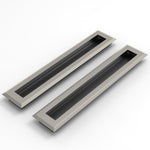 Plantex Sliding Door Handle/Concealed Handle for Sliding Door/224mm Concealed Handle for Wardrobe/Kitchen Cabinet - Pack of 2 (Satin)