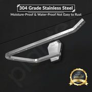 Plantex Towel Holder for Bathroom/304 Grade Stainless Steel Napkin Ring/Towel Hanger/Towel Ring/Bathroom Accessories - Pack of 1 (PM-2404, Chrome)