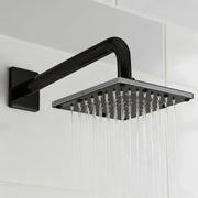 Plantex Stainless Steel Overhead Shower 6 x 6 inch with Water-Saving Technology/High pressure Rain Shower Head without Arm/Bathroom Shower -(Sandwich-PVD Black)