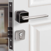 Plantex Door Lock for Home/Main Door Lock Set with 3 Computerized Key/Mortise Lock for Door with Brass Lockbody & Cylinder (SM036, Satin & BNM)
