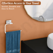 Plantex Stainless Steel Napkin holder for Wash Basin/Towel Hanger for Bathroom/Hand Towel Holder/Bathroom Accessories - Nexa (Chrome)
