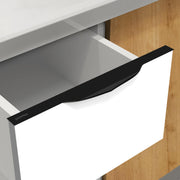 Plantex Profile Handle for Kitchen Cabinet/12 Inch Aluminium Drawer Profile Handle/Wardrobe Pull Handle for Home/Office/Hotel - Pack of 1 (Black)