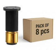 Plantex 4 Inch Sofa Leg for Bed Furniture/Aluminium Sofa Leg for Table/Support Legs/Furniture Leg - Pair of 4 (8 Piece) (DTS-77, Black & Gold)