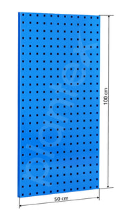 Plantex Metal Pegboard For Garages/Tool Organizer For Workshop/Tool Storage Board/Hanging Tool Pegboard Ã¢â‚¬â€œ 100 X 50 Cm, Hanging Shelves