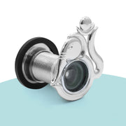 Plantex Door Eye Viewer/Solid Brass Eye Hole for Main Door/180 Degree Ultra Clear Doors Viewer for Safe and Secure Home/Office/Hotel - Pack of 1 (Chrome)