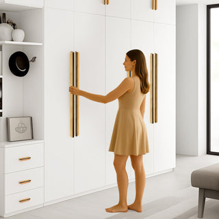 Plantex Cabinet Handle/600mm Handle for Cabinet/Drawer/Kitchen Handle/Door Pull-Push Handle for Home/Office - Pack of 1 (Gold)