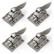 Plantex Cabinet Latch Ã¢â‚¬â€œ Heavy-Duty Hatch Case Bolt for Storage Units, Toolboxes, Kitchen Cabinets & Cupboards - Pack of 4 (Satin)