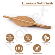 Plantex Cabinet Handle/160mm Handle for Cabinet/Door Pull-Push Handle for Home/Office/Hotel - Pack of 1 (Gold)