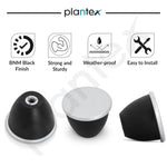 Plantex Heavy Duty Knob for Drawer/Cabinet/Pull and Push for Drawer Home/Office Pack of 2 (Black Nickel Matt)