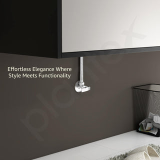Plantex Single Lever Angle Cock For Bathroom/Wash Basin/Single Way Cock with Teflon Tap for Kitchen - Pack of 1 (Samar-Chrome)