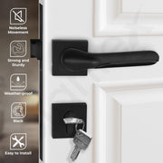 Plantex Door Lock for Home/Main Door Lock Set with 3 Years of Warranty/Mortise Lock for Door with Brass Lock Body & Cylinder (7121, Z Black & DC Black)