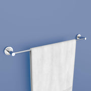 Plantex Stainless Steel Single Towel Rod for Bathroom/Towel Holder/Bathroom Hangers for Clothes/Bathroom Accessories (24 - Inch) Chrome Finish