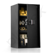 Plantex 106 Ltr. Safe Locker For Home/Digital Locker/Electronic Safety Locker with Master & User Dual Code Access with Emergency Key/2 Years Warranty By Plantex (Black)