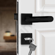 Plantex Door Lock for Home/Main Door Lock Set with 3 Years of Warranty/Mortise Lock for Door with Brass Lock Body & Cylinder (7124, Z Black & DC Black)