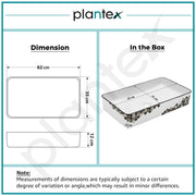 Plantex Ceramic Basin For Bathroom/Table Top Basin/Counter Top Basin For Restaurant/Hotel (24 X 14 X 11 Inch), Silver