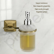 Plantex 304 Grade Stainless Steel Liquid Soap Dispenser/Shampoo Dispenser/Hand Wash Dispenser/Bathroom Accessories - Squaro (Antique)