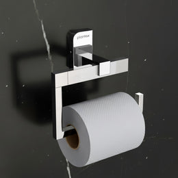 Plantex Toilet Paper Holder for Bathroom/304 Grade Stainless Steel Tissue Paper Roll Holder/Bathroom Accessories - Pack of 1 (1909, Chrome)