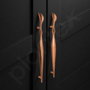 Plantex Cabinet Handle/160mm Handle for Cabinet/Furniture/Door Pull-Push Handle for Home/Office - Pack of 1 (Rose Gold)