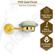 Plantex 304 Grade Stainless Steel Soap Holder for Bathroom/Soap Stand/Soap Dish/Bathroom Accessories - Oreo (Gold)