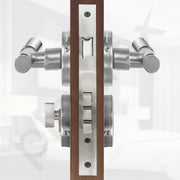 Plantex Main Door Lock/Stainless Steel Mortise Door Lock for Bedroom/Home/Office/Hotel/Mortise Locks with 3 Keys - (Satin)