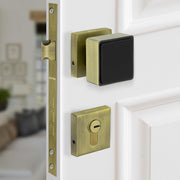 Plantex Heavy Duty Door Lock/Main Door Mortise Lock Handle/Handle Set for Home/Office/Door Accessories - (PT-011, Brass Antique & Black)