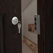 Plantex Brass Heavy Duty Dead Bolt Lock/Rim Lock Set/Trio Lock Dead Bolt For Home,Office,Hotel (Matt)