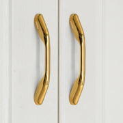 Plantex Cabinet Handle/96mm Handle for Drawer/Wardrobe/Kitchen Handle/Pull-Push Handle for Home/Office - Pack of 2 (Gold)