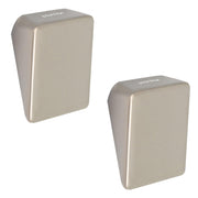 Plantex Knobs for Drawers/Square Drawer Knobs for Cabinets/Pull-Push Knobs for Kitchen/Bedroom Drawer - Pack of 2 (SH-331, Satin White)