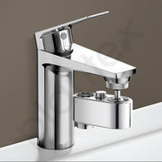 Plantex Brass Universal Rotation Splash Protector for Kitchen/2 Mode (Up Down Water Outlet) Tap extender for Kitchen sink-(H-143-Chrome)