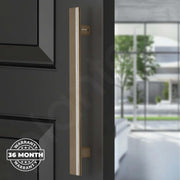 Plantex 12 Inch Main Door Handle/Aluminium Handle for Door/Pull-Push Handle for Home/Office/3 Years Warranty By Plantex - Pack of 1 (APS-612, Silk Metalic)