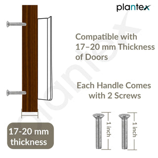 Plantex Cabinet Handle/600mm Handle for Cabinet/Drawer/Kitchen Handle/Door Pull-Push Handle for Home/Office - Pack of 1 (Satin)