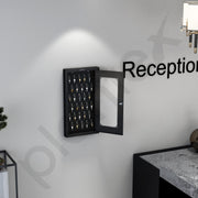 Plantex GI Steel Key Storage Box/Key Cabinet with 30 Key-Holders with Lock for Home/Key Holder for Office/Hotel/Companies - Wall Mount (Black)