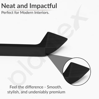 Plantex Cabinet Handle/288mm Handle for Cabinet/Door Pull-Push Handle for Home/Office - Pack of 1 (Black)