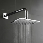 Plantex Stainless Steel Overhead Shower 6 x 6 inch with Water-Saving Technology/High pressure Rain Shower Head without Shower Arm/Bathroom Shower -(Elegance-Chrome)
