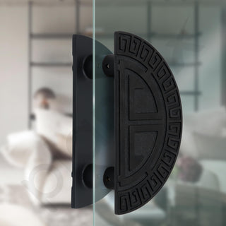 Plantex 6 Inch Main Door Handle/Aluminium Door Handle/Pull-Push Door Handle/Door Accessories (Pack of 1, Black)
