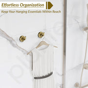 Plantex 304 Grade Stainless Steel Robe Hook/Cloth-Towel Hanger/Napkin Hanger/Bathroom Accessories - Daizy (Antique)